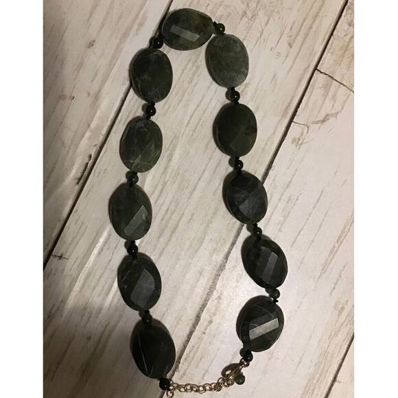 Serpentine Artisan Necklace Handcrafted 💚GORGEOUS HEALING 18”🧘‍♀️ - Picture 3 of 16